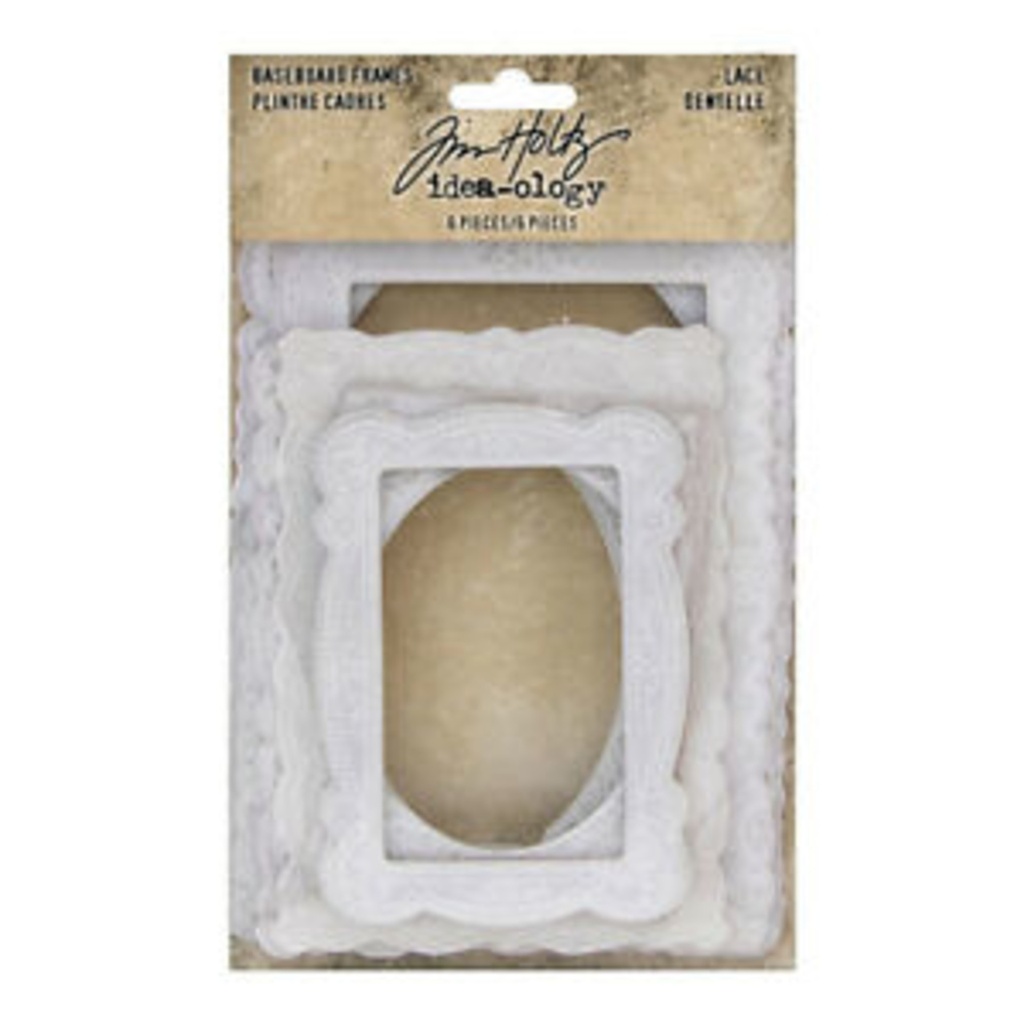 Idea-ology Tim Holtz Baseboard Frames - TH93786 Lace 6/Pkg