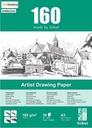 Schut Artist Drawing Paper 160gr - A3 Bloc 30/Pkg  29.7x42cm