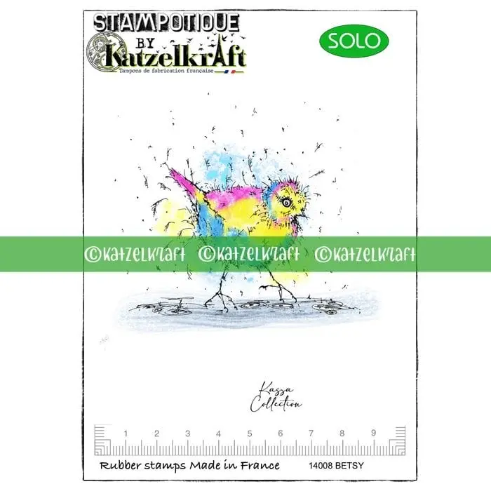 Stampotique Cling Stamp - 14008 Betsy