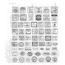 Tim Holtz Cling Stamps - CMS493 Curator