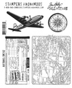 Tim Holtz Cling Stamps - CMS102 Air Travel