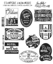 Tim Holtz Cling Stamps - CMS108 Travel Labels