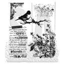Tim Holtz Cling Stamps - CMS061 Urban Tapestry