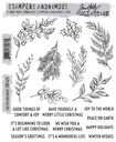 Tim Holtz Cling Stamps - CMS429 Sketch Greenery