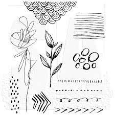 Tim Holtz Cling Stamps - CMS362 Media Marks 1