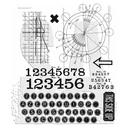 Tim Holtz Cling Stamps - CMS489 Deconstructed