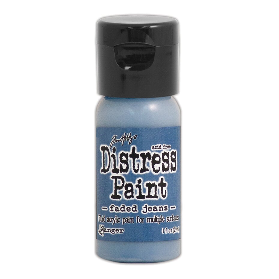 Tim Holtz Distress Paint Flip Top 29ml - Faded Jeans