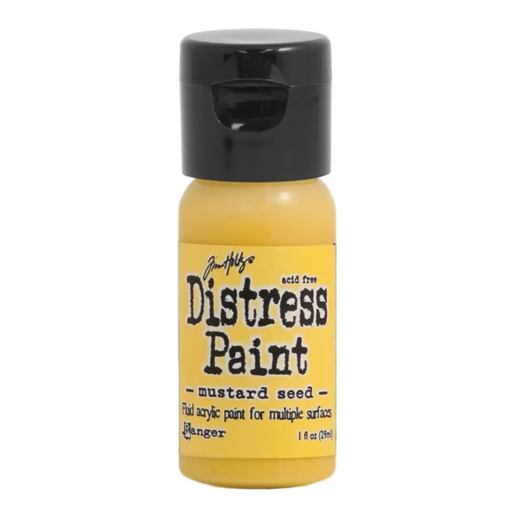 Tim Holtz Distress Paint Flip Top 29ml - Mustard Seed