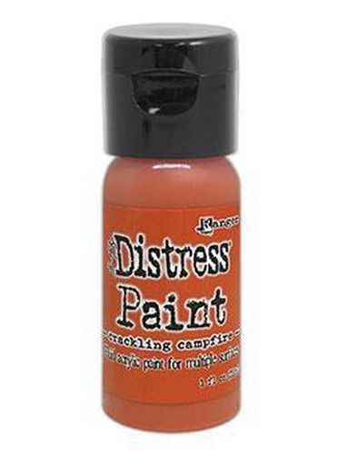 Tim Holtz Distress Paint Flip Top 29ml - Crackling Campfire