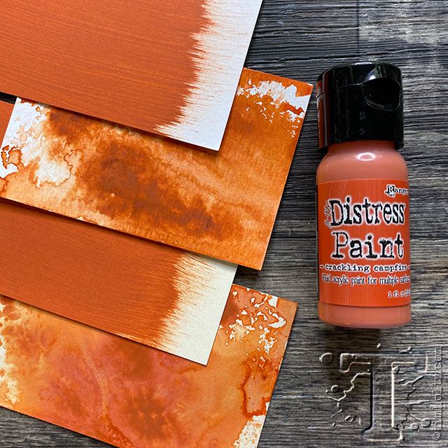 Tim Holtz Distress Paint Flip Top 29ml - Crackling Campfire
