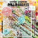 AALL & Create Stencil 6'x6' By Olga Heldwein - #78 Cloister Grille