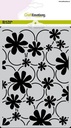 CraftEmotions Stencils Mask A5 - Kate Bloemen en ringen