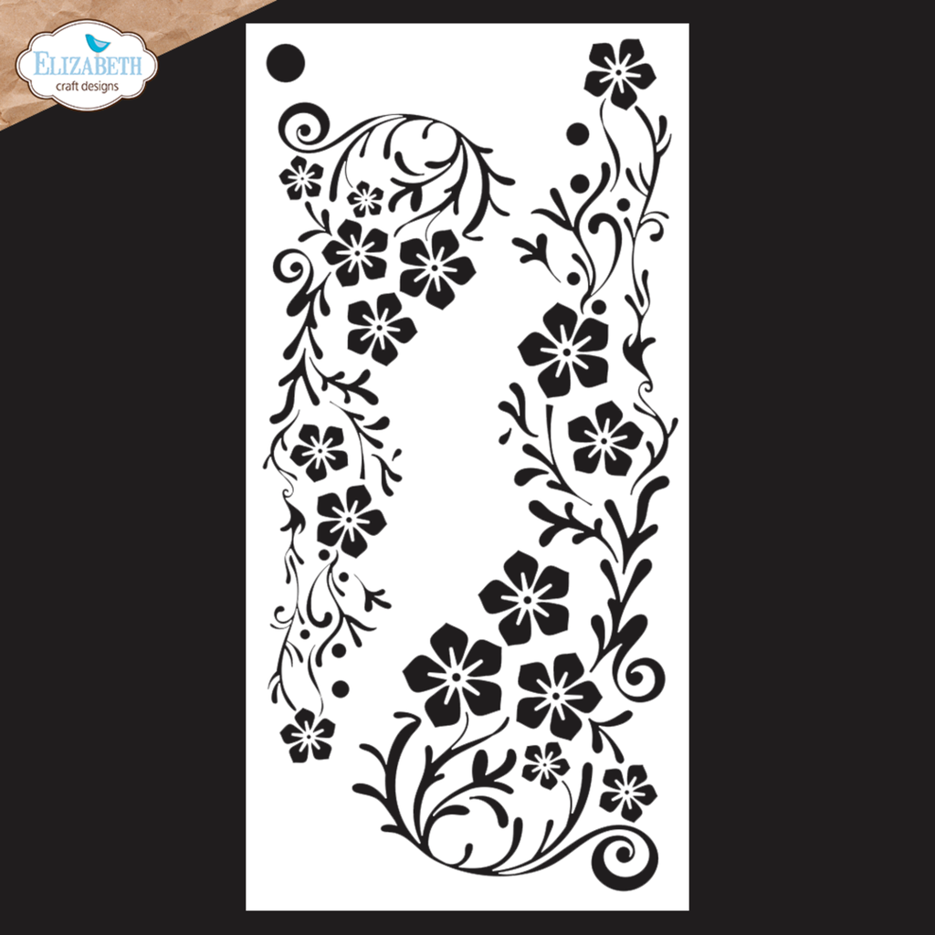 Elizabeth Craft Designs Stencils In the Garden - S057 Journal Stencils 8