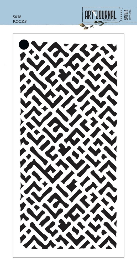 Elizabeth Craft Designs Stencil - Rocks