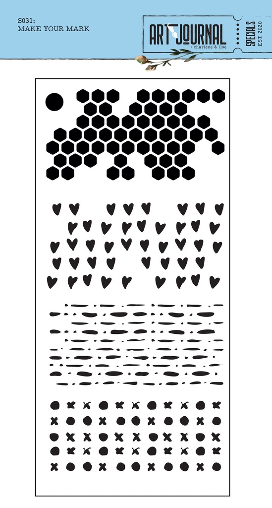 Elizabeth Craft Designs Stencil - Make Your Mark