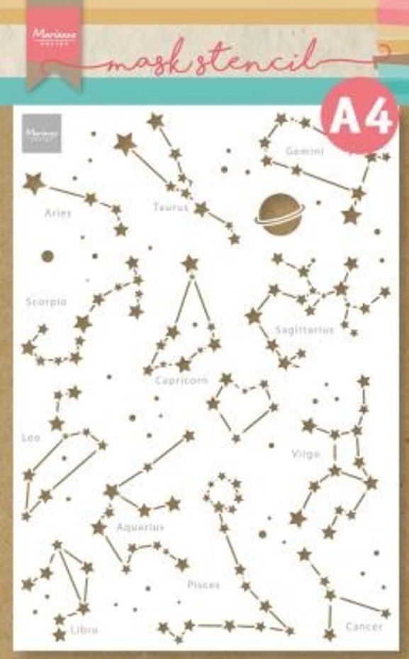 Marianne Design Mask Stencil - Slimline Sterrenbeeld