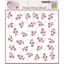 Nellie's Choice Stencils - Lentebloemen 15cmx15cm