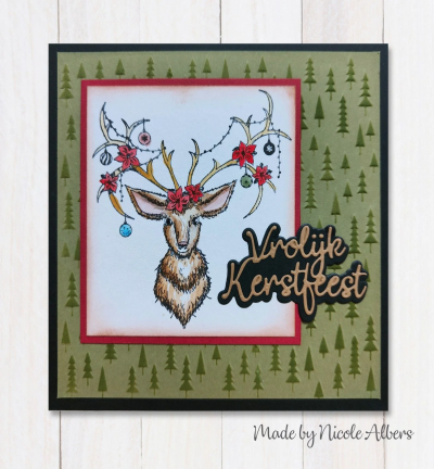 Nellie's Choice Mixed Media Stencil - Christmas Trees