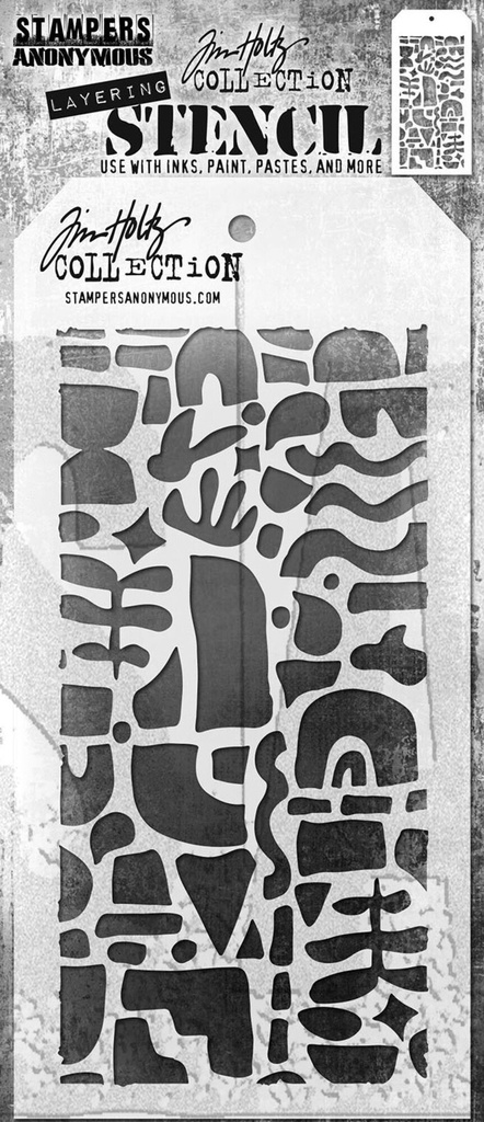 Tim Holtz Layering Stencil - THS177 Cutout Shapes 2