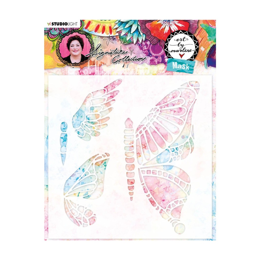 Studio Light Mask Stencil Art By Marlene 5.0 20x20 cm - nr. 07