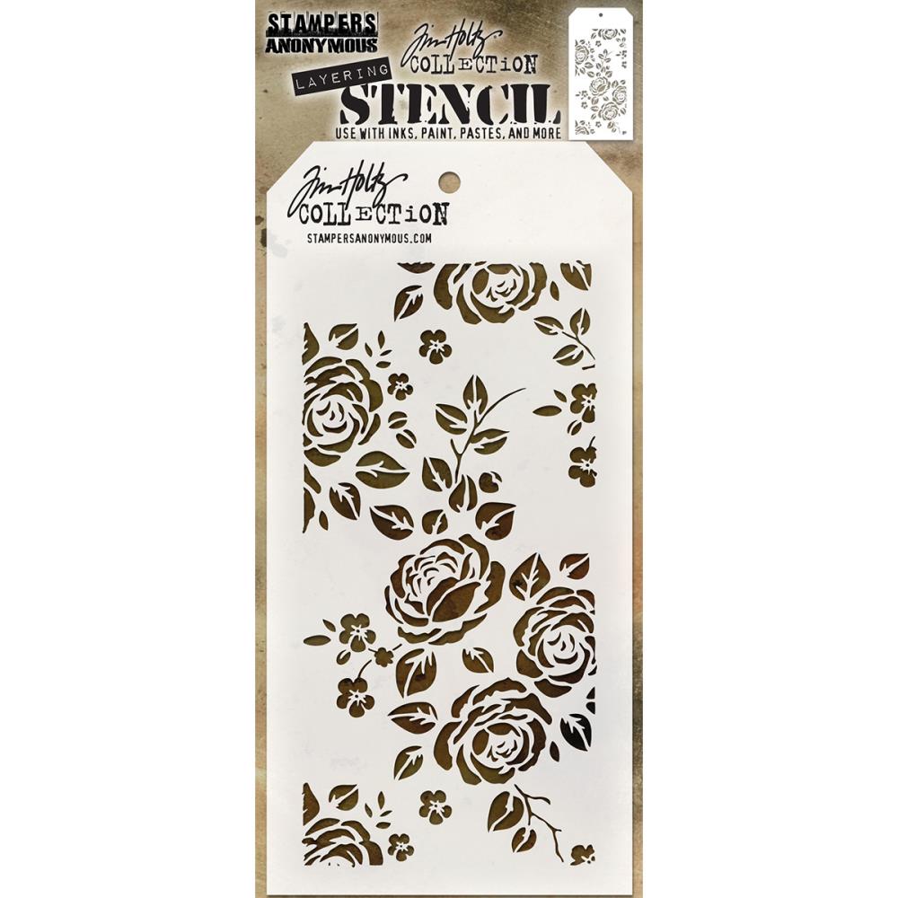 Tim Holtz Layering Stencil - THS075 Roses