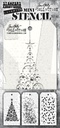 Tim Holtz Mini Layering Stencil Set 3/Pkg - Set #62