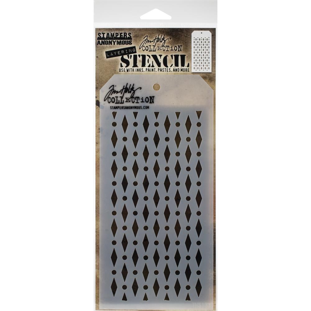 Tim Holtz Layering Stencil - THS133 Diamond Dots