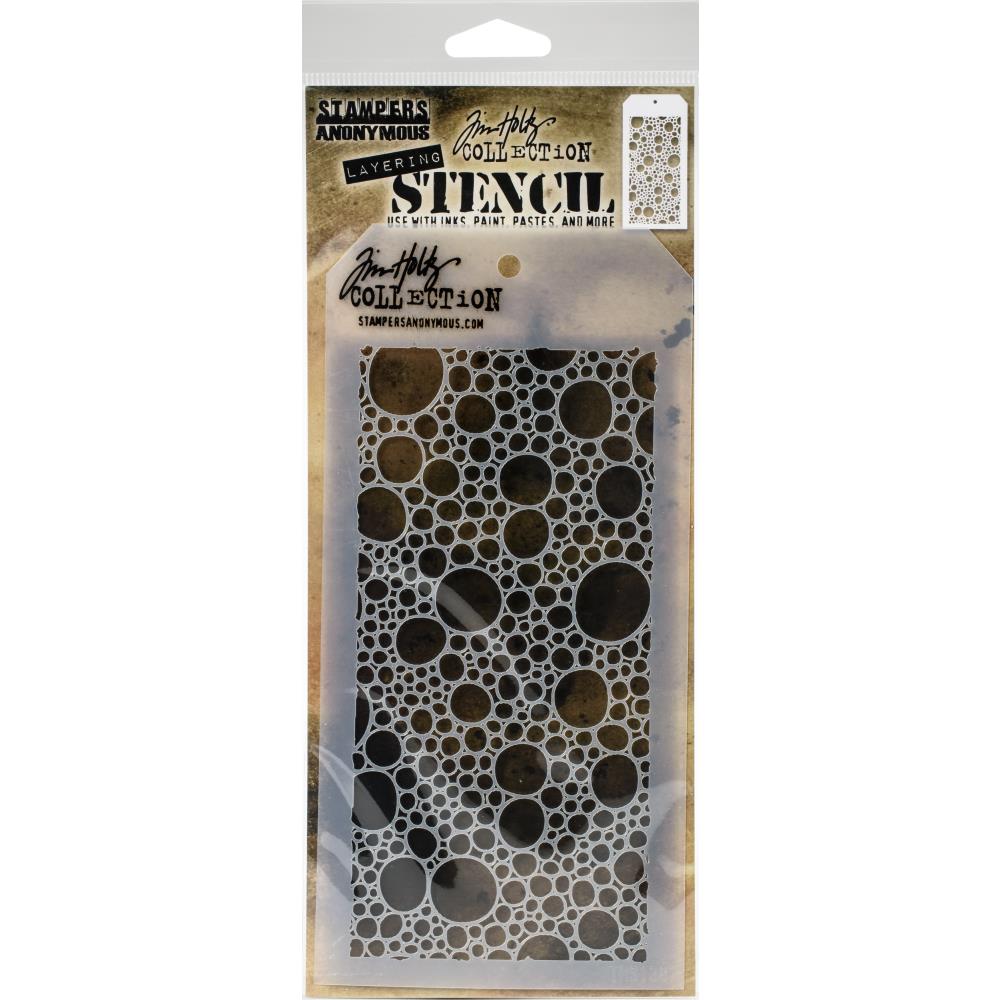 Tim Holtz Layering Stencil - THS138 Bubbles