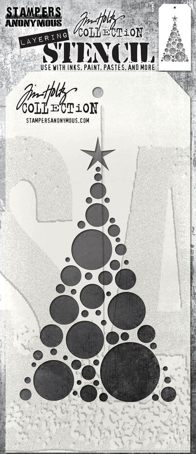 Tim Holtz Layering Stencil - THS187 Modern Tree