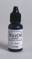 StazOn Solvent Ink Refill 15 ml - Jet Black