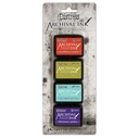 Tim Holtz Distress Archival Mini Ink Pads 4/Pkg - Kit 5