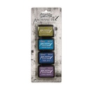 Tim Holtz Distress Archival Mini Ink Pads 4/Pkg - Kit 2