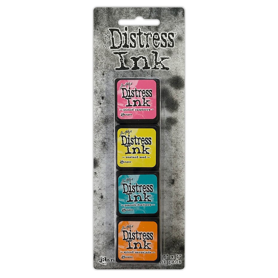 Tim Holtz Distress Mini Ink Pads 4/Pkg - Kit 1