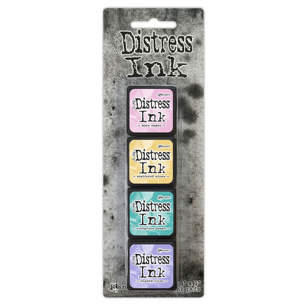 Tim Holtz Distress Mini Ink Pads 4/Pkg - Kit 4