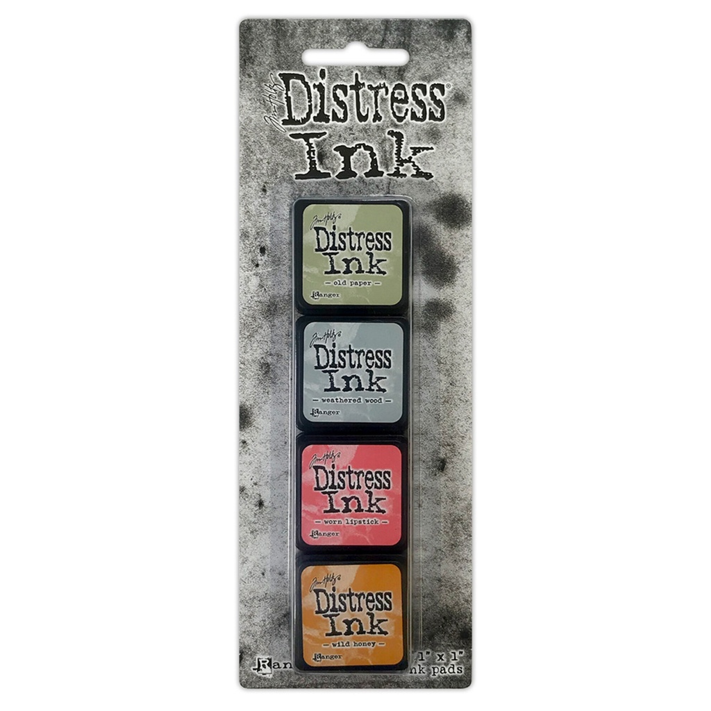 Tim Holtz Distress Mini Ink Pads 4/Pkg - Kit 7