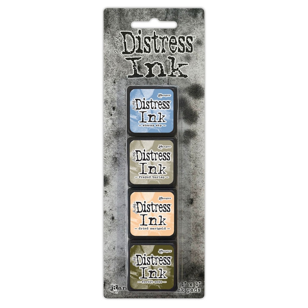 Tim Holtz Distress Mini Ink Pads 4/Pkg - Kit 9