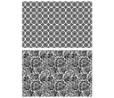 Tim Holtz Cling Stamps - CMS279 Rosette & Floret
