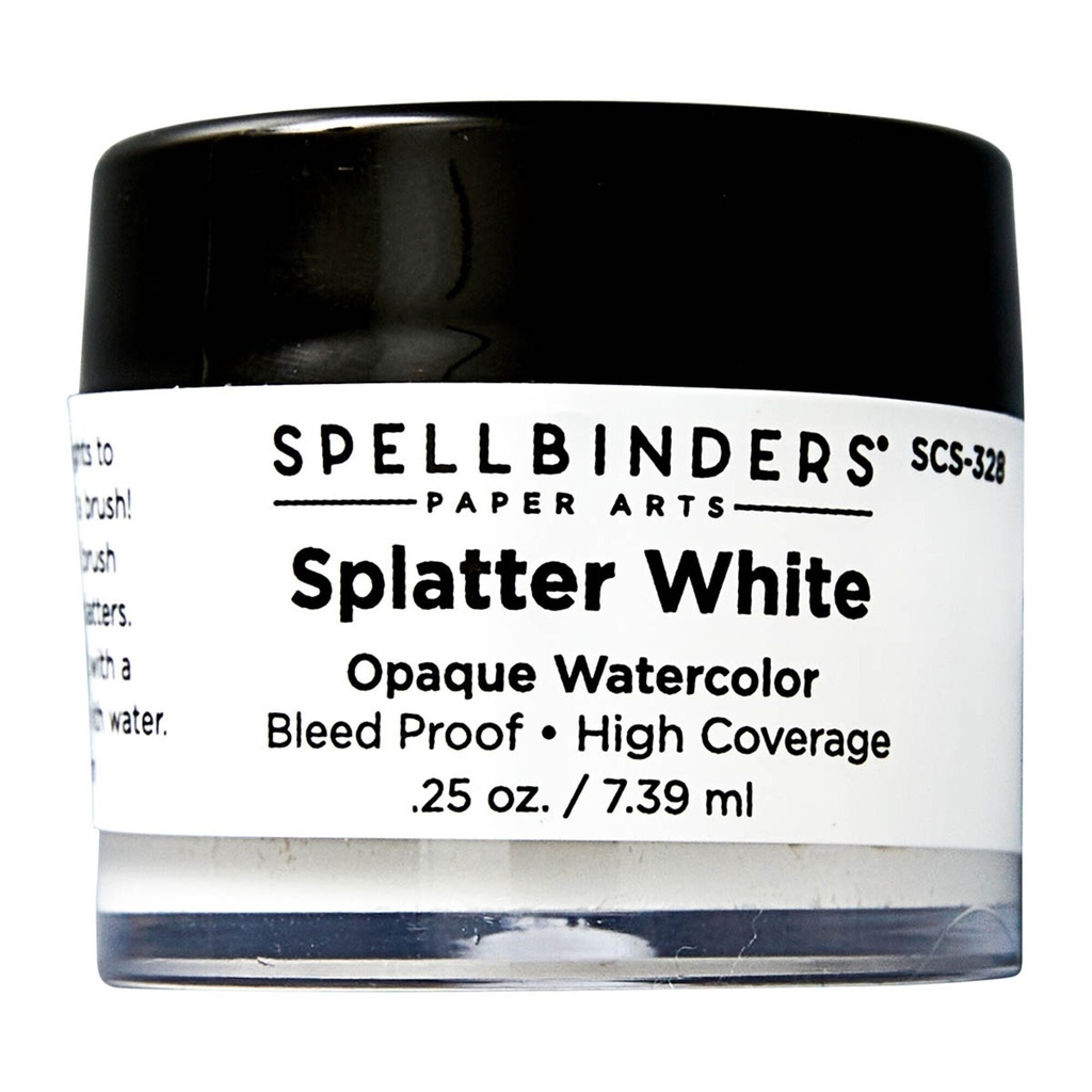 Spellbinders Splatter Watercolor 0.25 oz - White Opaque