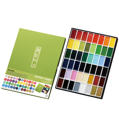 Gansai Tambi Set - 48 Colours