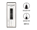 Ranger Letter It Medium Pen Set - Brush & Bullet Nib