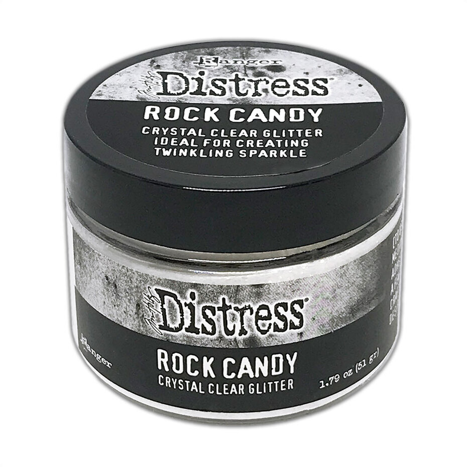 Tim Holtz Distress Stickles Dry Glitter 3oz - Clear Rock Candy