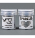 WOW! Sparkles Glitter 15ml - SPRKL036 Brilliant Silver