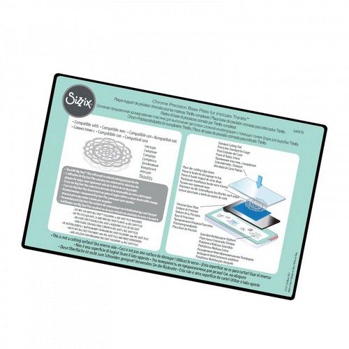 Sizzix Accessory - Chrome Precision Base Plate for Intricate Thinlits.