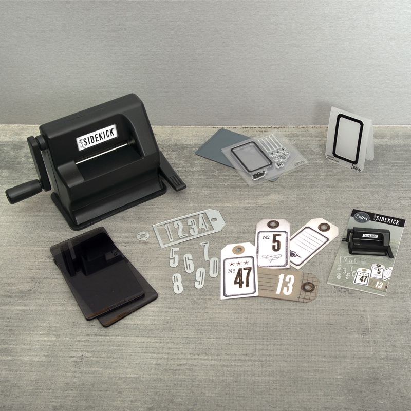 Sizzix Sidekick Starter Kit By Tim Holtz - Black Featuring Tim Holtz Designs