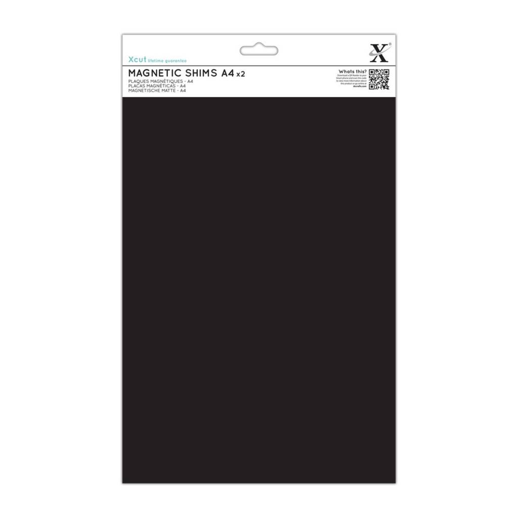 Xcut A4 Adhesive Backed Magnetic Shims 2/Pkg