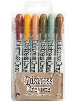 Tim Holtz Distress Crayon Set 6/Pkg - Set 10