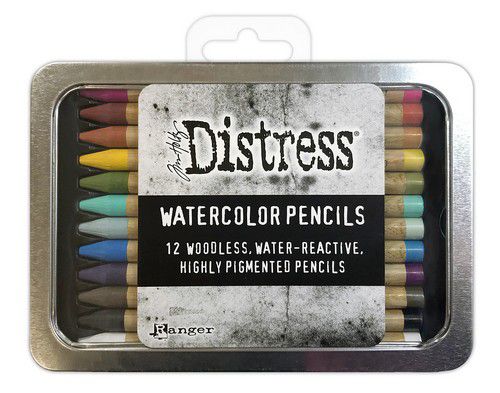 Tim Holtz Distress Watercolor Pencils 12/Pkg - Kit #1