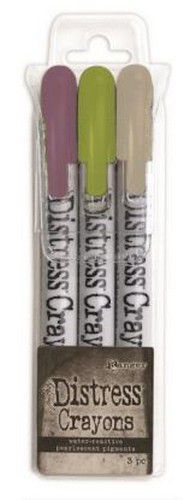 Tim Holtz Distress Crayon Pearl Set 3/Pkg - Halloween Set 4