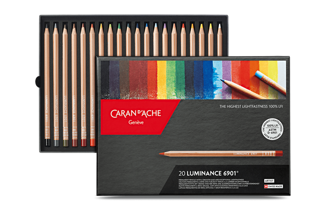 Caran d'Ache Luminance Kleurpotlood 6901 - Assort. 20 colours