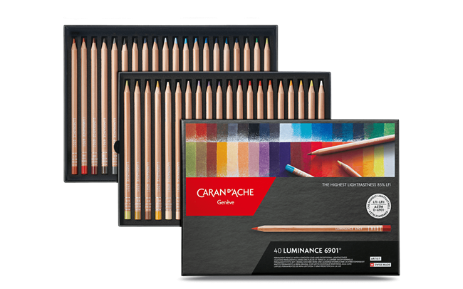 Caran d'Ache Luminance Kleurpotlood 6901 - Assort. 40 colours